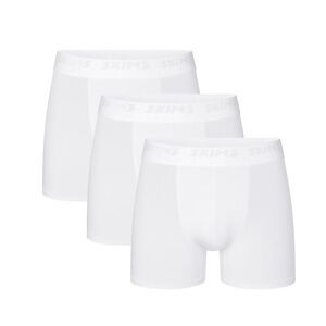 SKIMS Men's White Boxer Briefs - 3 Pack 3”